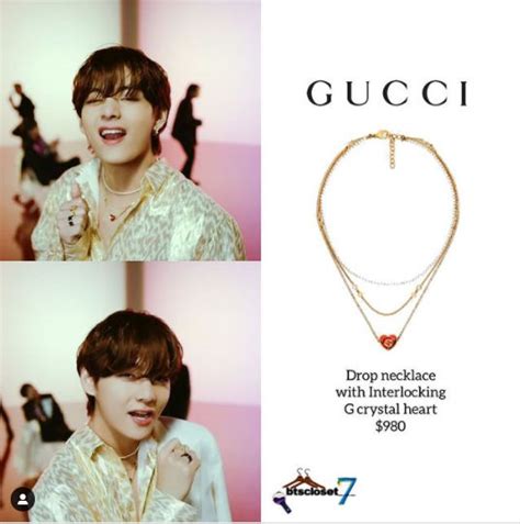 bts v gucci necklace|bts v most expensive gucci.